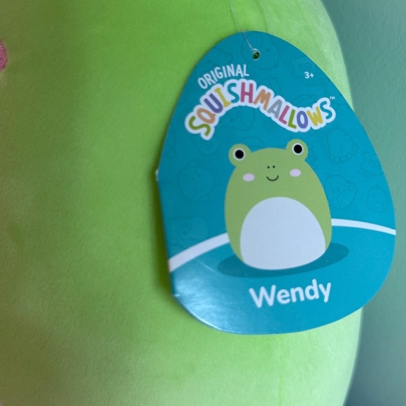 Squishmallows Green Frog Plush with Cream Belly - Picture 2 of 5